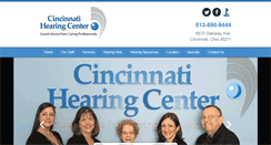 Desktop Screenshot of cincinnatihearingcenter.com